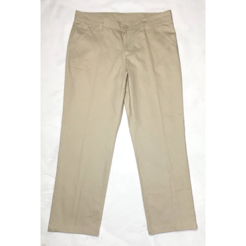 Columbia Chino Khaki Pants Men's Beige Cotton Twill Tag 36 x 30 FIT 38 x 30.5